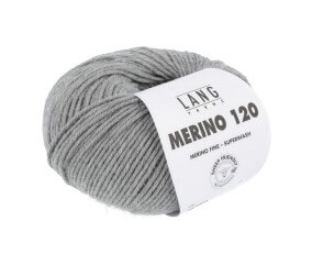 Pelote de laine à tricoter MERINO 120 - Lang Yarns
