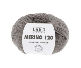 Pelote de laine à tricoter MERINO 120 - Lang Yarns