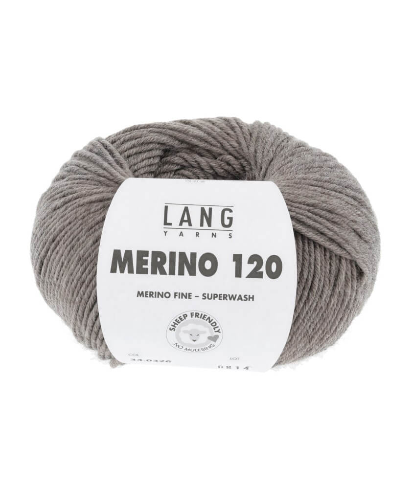 Pelote de laine à tricoter MERINO 120 - Lang Yarns