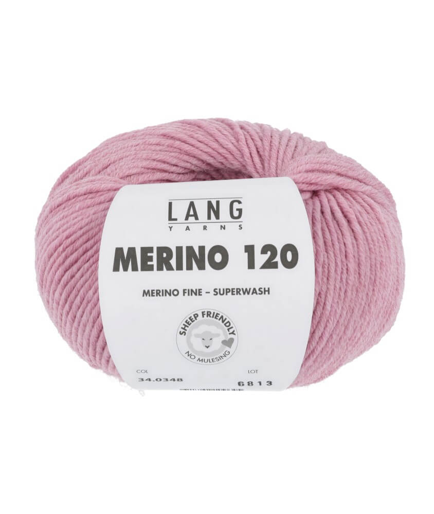 Pelote de laine à tricoter MERINO 120 - Lang Yarns