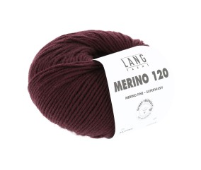 Pelote de laine à tricoter MERINO 120 - Lang Yarns