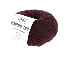 Pelote de laine à tricoter MERINO 120 - Lang Yarns