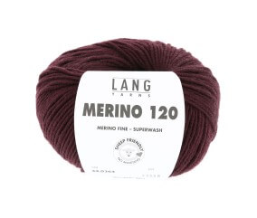 Pelote de laine à tricoter MERINO 120 - Lang Yarns