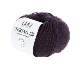 Pelote de laine à tricoter MERINO 120 - Lang Yarns