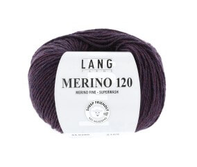 Pelote de laine à tricoter MERINO 120 - Lang Yarns