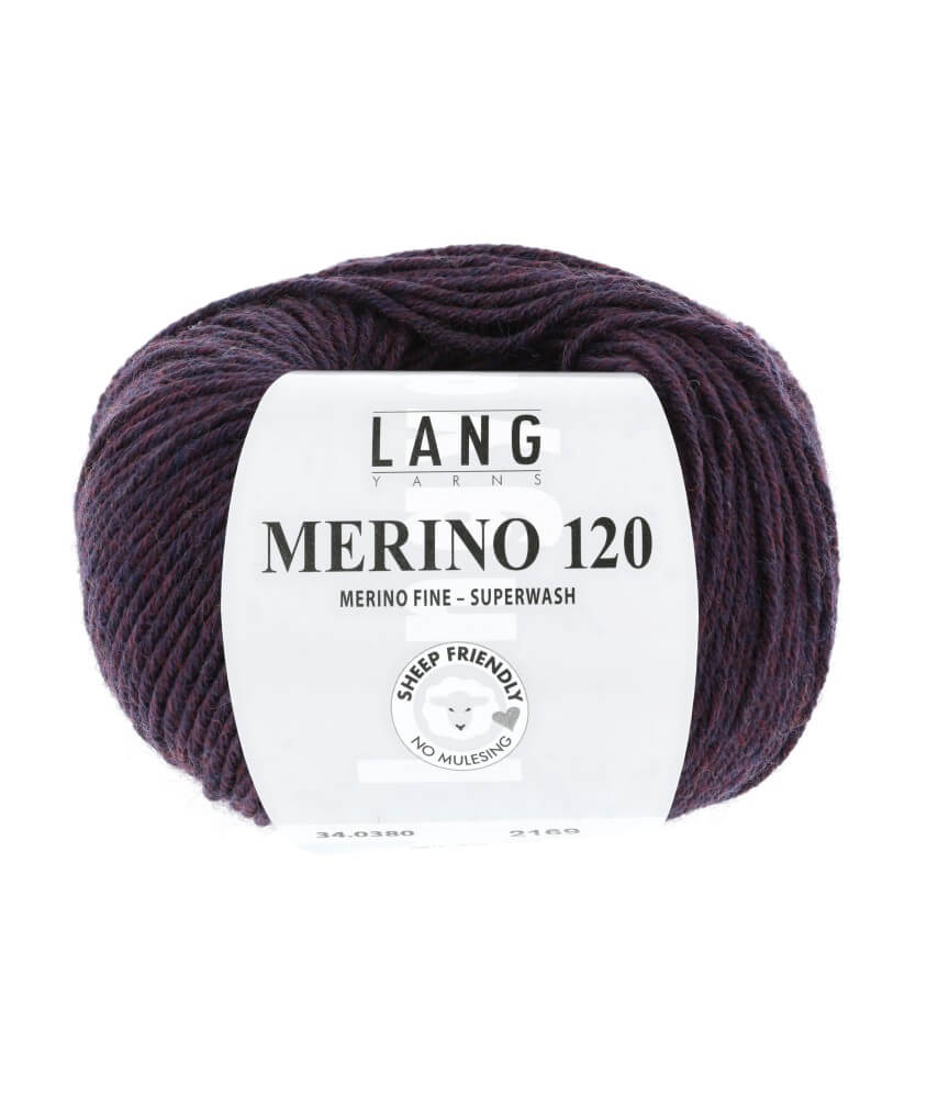 Pelote de laine à tricoter MERINO 120 - Lang Yarns Pelote de laine à tricoter MERINO 120 - Lang Yarns