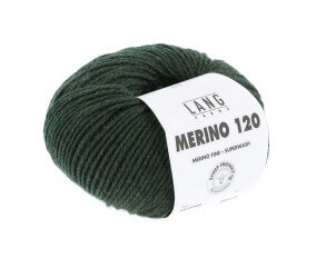 Pelote de laine à tricoter MERINO 120 - Lang Yarns