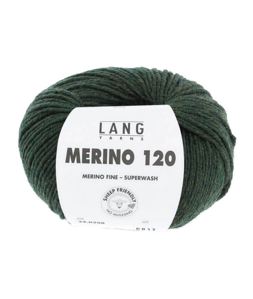 Pelote de laine à tricoter MERINO 120 - Lang Yarns