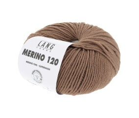 Pelote de laine à tricoter MERINO 120 - Lang Yarns