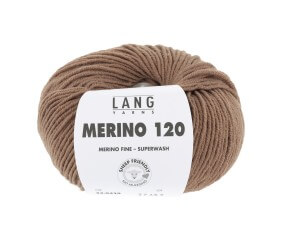 Pelote de laine à tricoter MERINO 120 - Lang Yarns