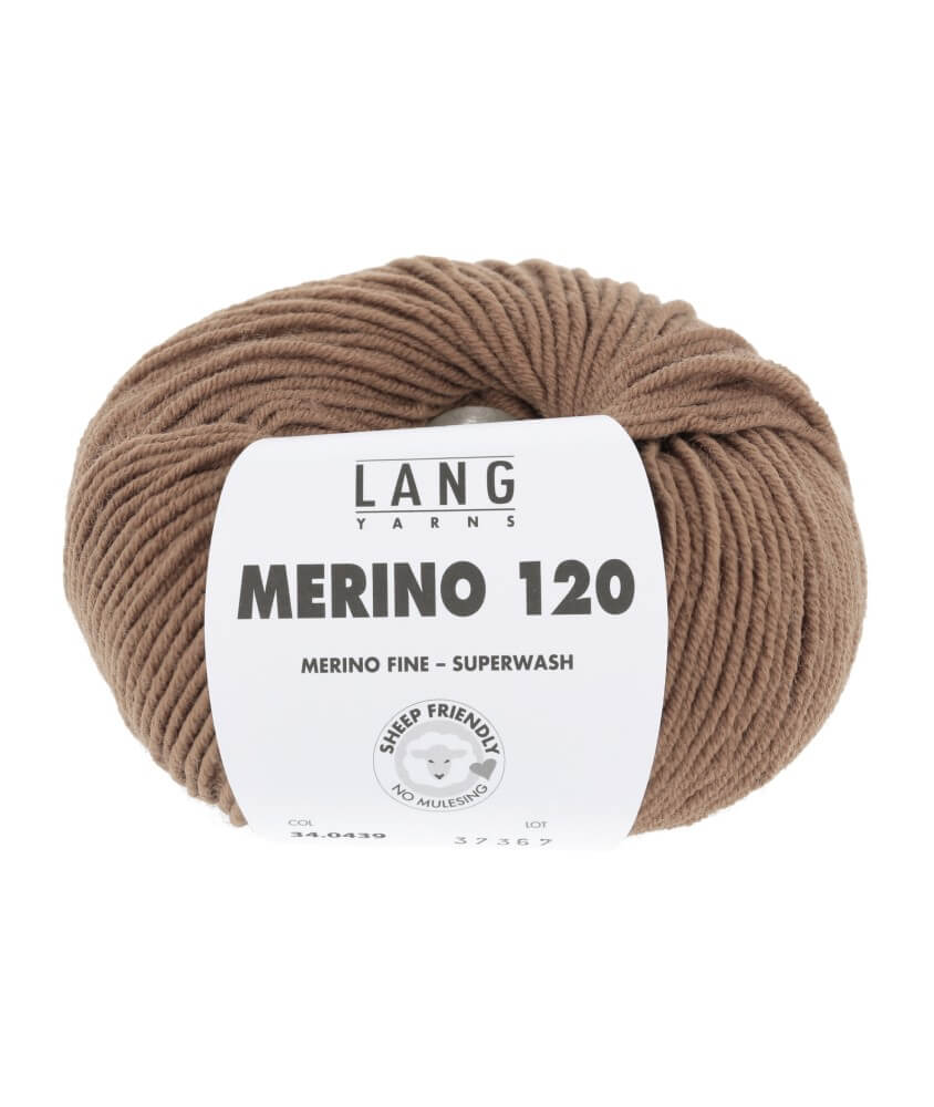 Pelote de laine à tricoter MERINO 120 - Lang Yarns