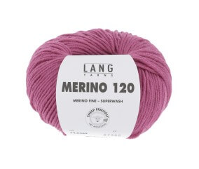 Pelote de laine à tricoter MERINO 120 - Lang Yarns