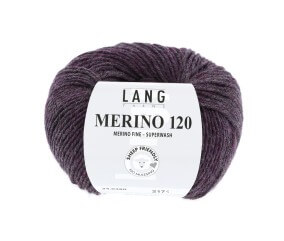 Pelote de laine à tricoter MERINO 120 - Lang Yarns