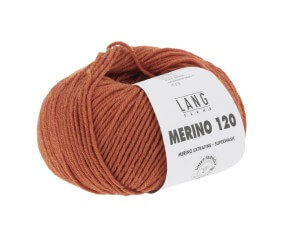 Pelote de laine à tricoter MERINO 120 - Lang Yarns