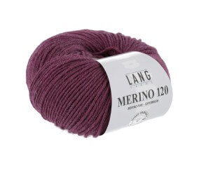 Pelote de laine à tricoter MERINO 120 - Lang Yarns