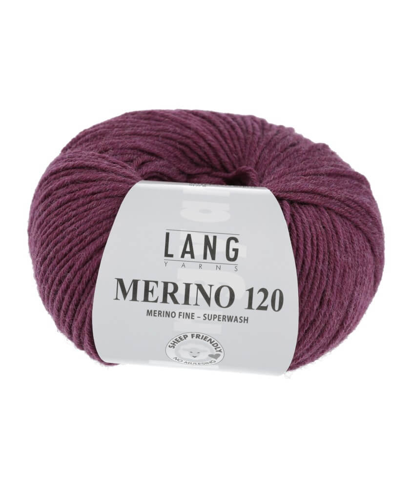 Pelote de laine à tricoter MERINO 120 - Lang Yarns