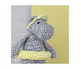 Kit Crochet Henny Hippo - Amigurumi Hardicraft