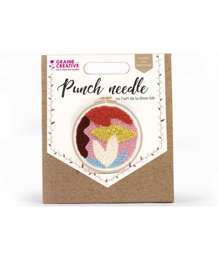 Kit Punch Needle Abstrait - Graine Creative