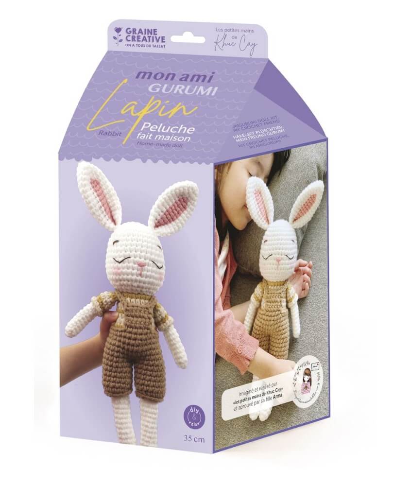 Kit mon Ami Gurumi Lapin - Graine Creative