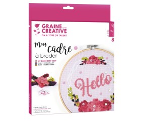 Kit cadre à broder Cactus - Graine Créative