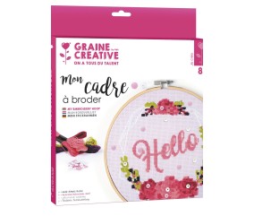 Kit cadre à broder Cactus - Graine Créative