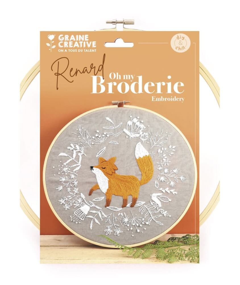 Kit de broderie Renard - Graine Creative