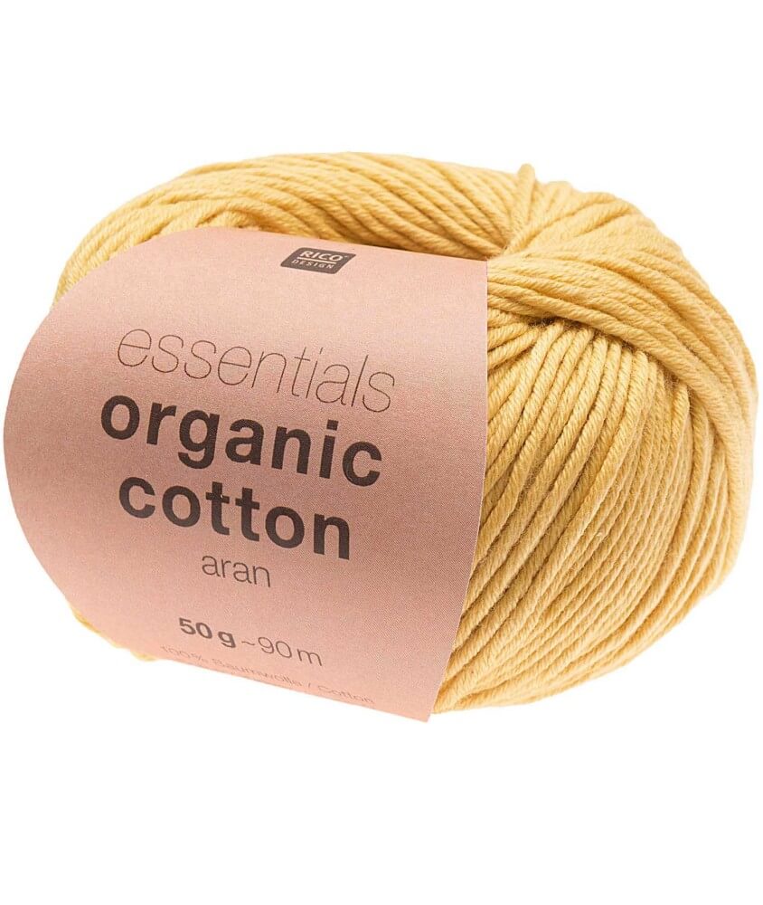 Coton à tricoter Essentials Organic Cotton aran - Rico Design