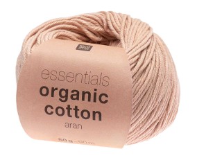 Coton à tricoter Essentials Organic Cotton aran - Rico Design