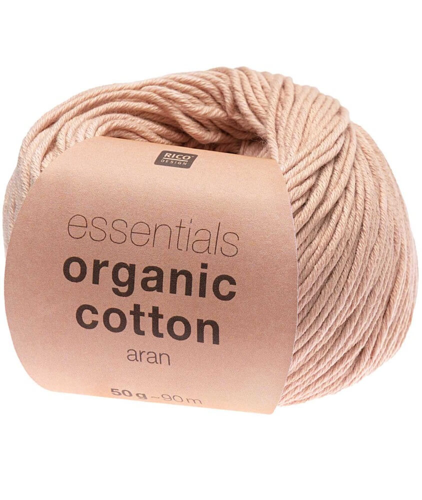 Coton à tricoter Essentials Organic Cotton aran - Rico Design