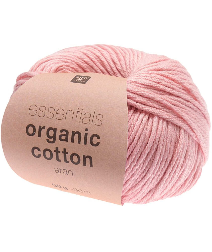 Coton à tricoter Essentials Organic Cotton aran - Rico Design