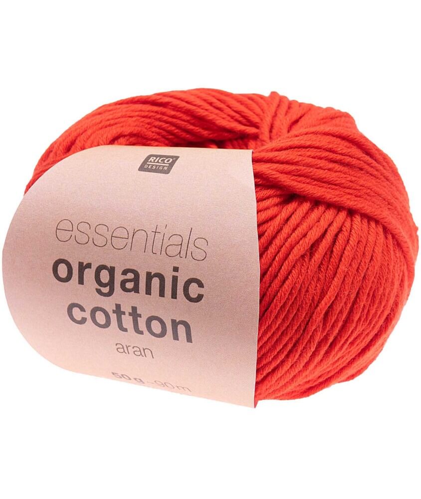 Coton à tricoter Essentials Organic Cotton aran - Rico Design