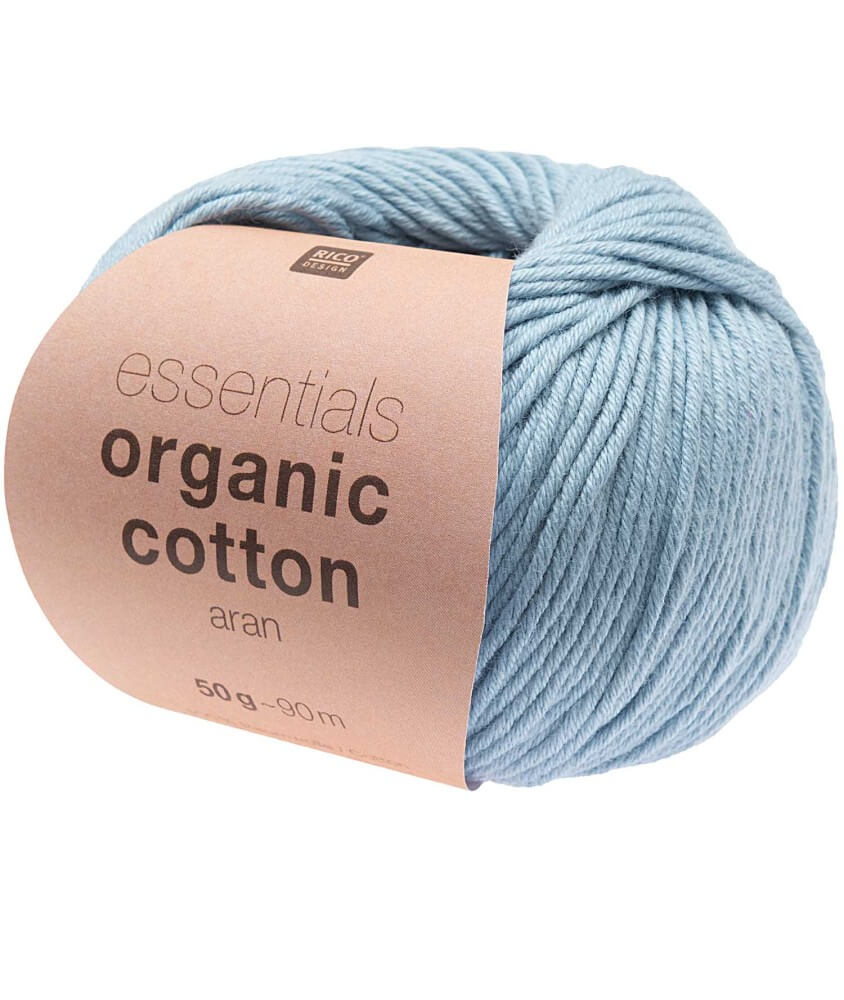 Coton à tricoter Essentials Organic Cotton aran - Rico Design