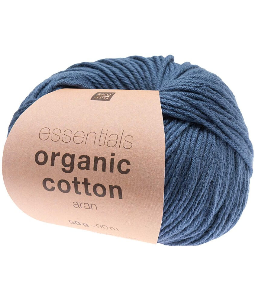 Coton à tricoter Essentials Organic Cotton aran - Rico Design