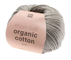 Coton à tricoter Essentials Organic Cotton aran - Rico Design