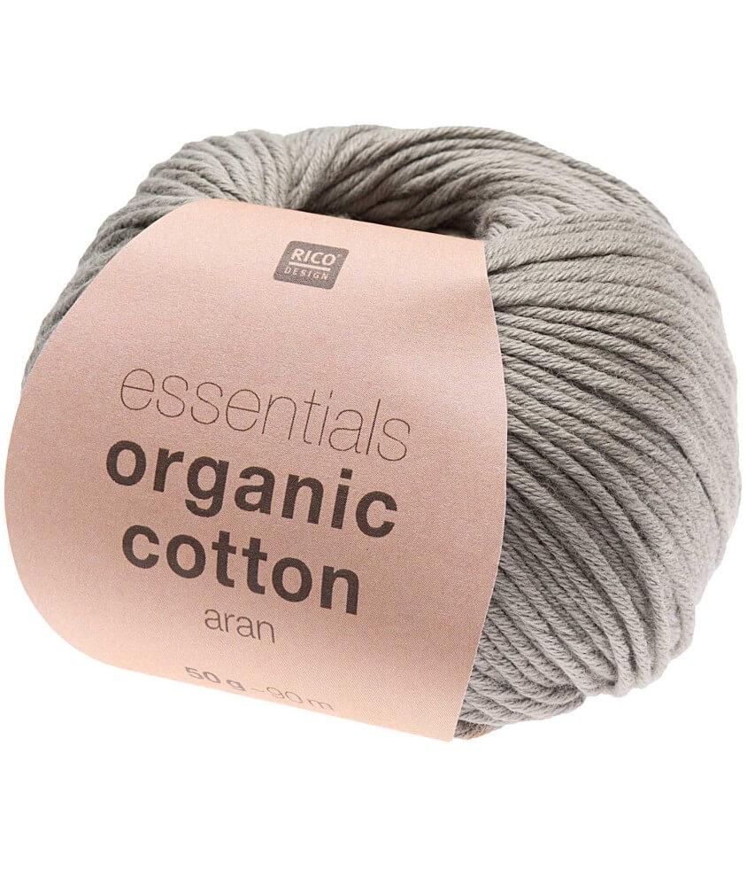 Coton à tricoter Essentials Organic Cotton aran - Rico Design