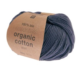 Coton à tricoter Essentials Organic Cotton aran - Rico Design