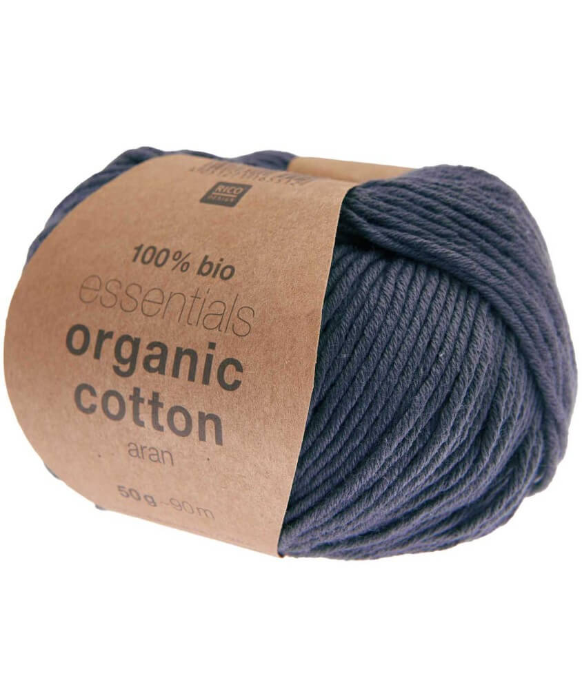 Coton à tricoter Essentials Organic Cotton aran - Rico Design