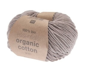 Coton à tricoter Essentials Organic Cotton aran - Rico Design