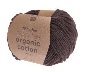 Coton à tricoter Essentials Organic Cotton aran - Rico Design