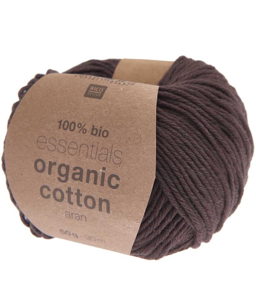 Coton à tricoter Essentials Organic Cotton aran - Rico Design