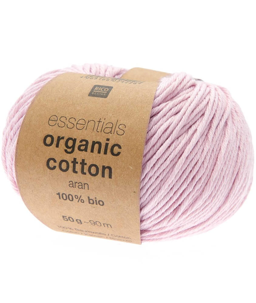 Coton à tricoter Essentials Organic Cotton aran - Rico Design