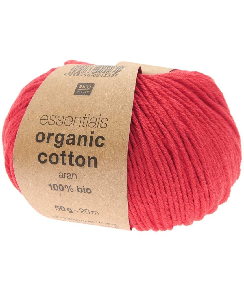 Coton à tricoter Essentials Organic Cotton aran - Rico Design