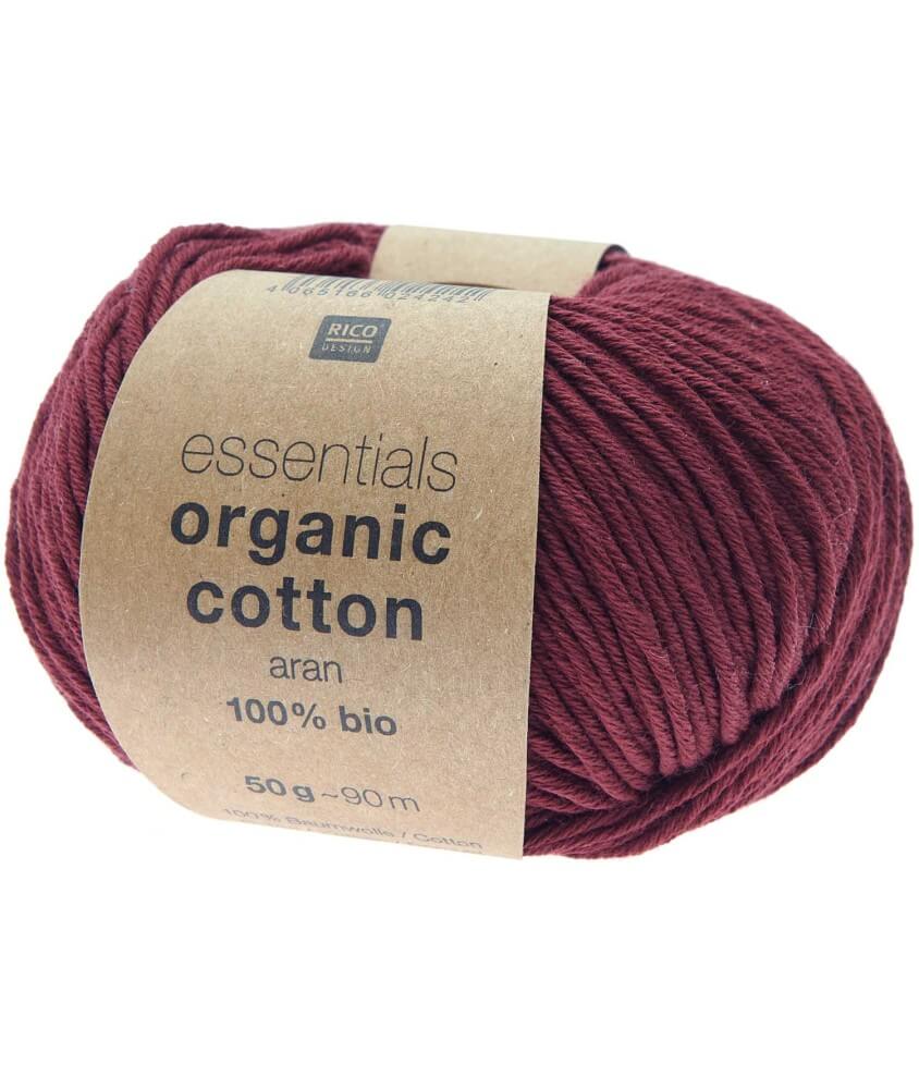 Coton à tricoter Essentials Organic Cotton aran - Rico Design