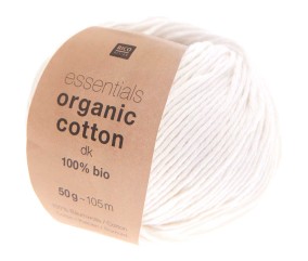 Coton à tricoter Essentials Organic Cotton DK - Rico Design