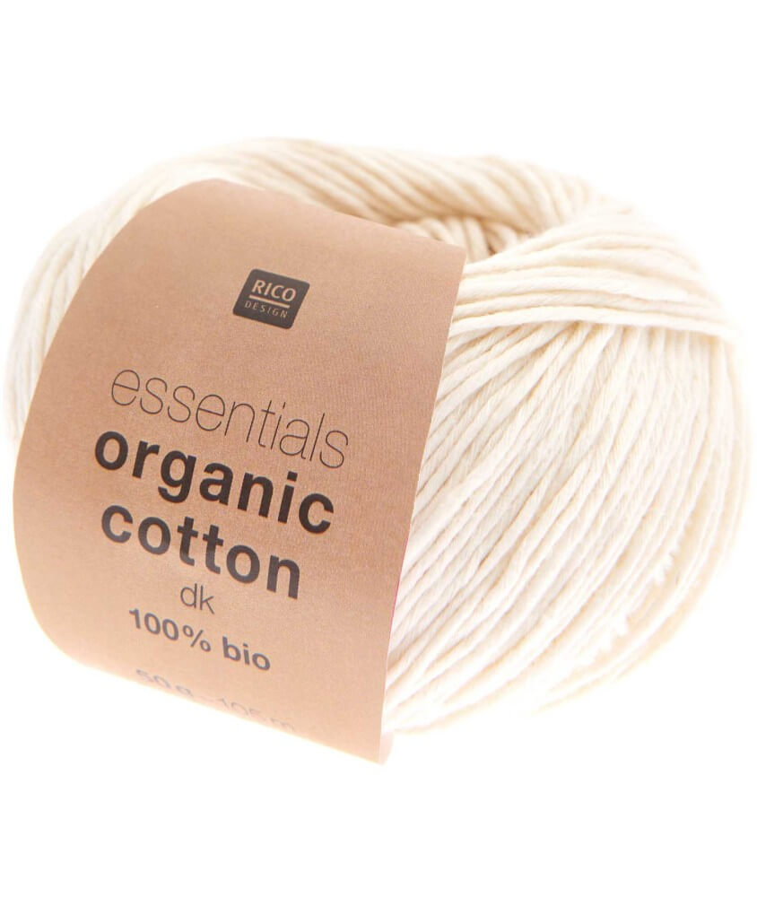 Coton à tricoter Essentials Organic Cotton DK - Rico Design Coton à tricoter Essentials Organic Cotton DK - Rico Design