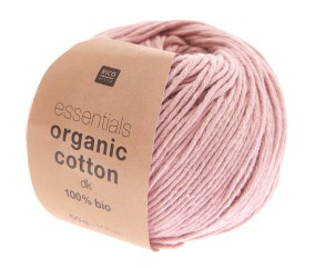 Coton à tricoter Essentials Organic Cotton DK - Rico Design