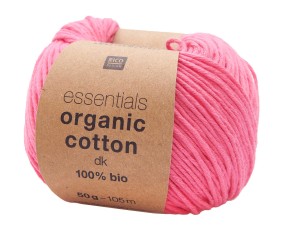 Coton à tricoter Essentials Organic Cotton DK - Rico Design