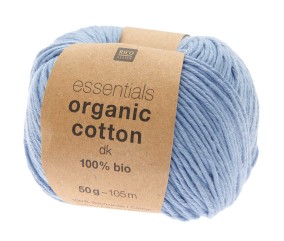 Coton à tricoter Essentials Organic Cotton DK - Rico Design