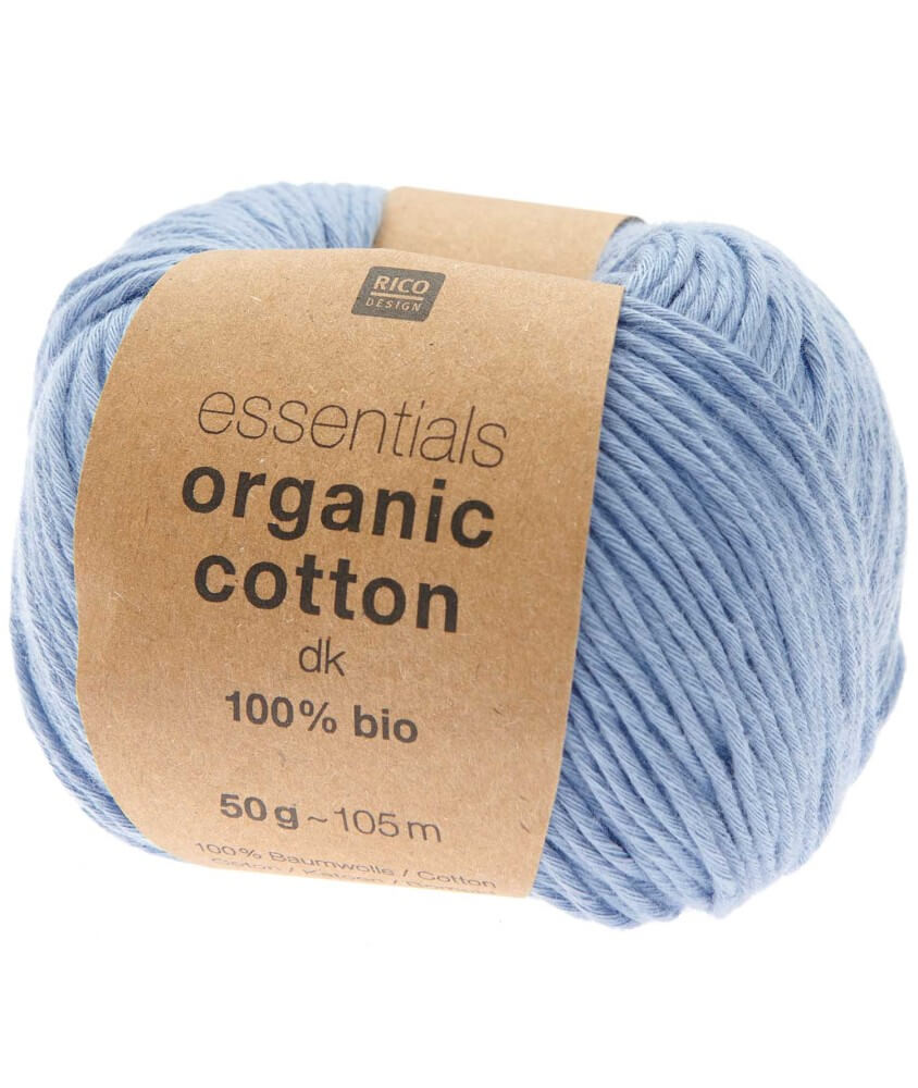 Coton à tricoter Essentials Organic Cotton DK - Rico Design