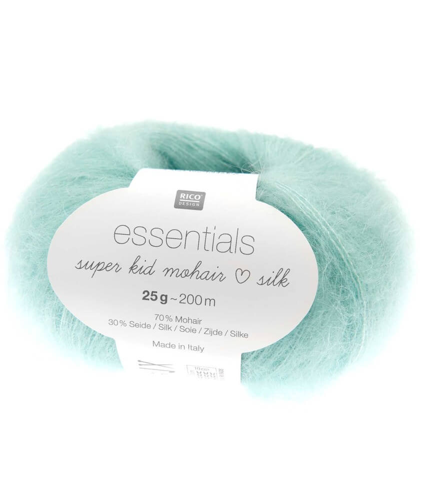 Fil à Tricoter ESSENTIALS SUPER KID MOHAIR LOVES SILK: Luxe, Douceur et Créativité - 25gr - Rico Design